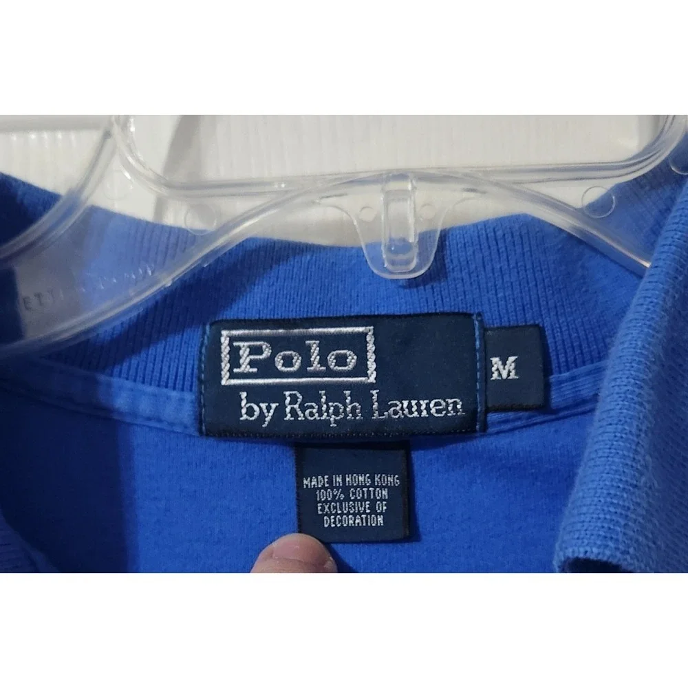 POLO By Ralph Lauren Pacific Blue Men's Classic Fit Polo Size Medium